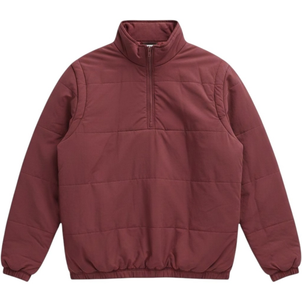 BP Men's Puffer Pullover Jacket Vest Maroon Size XL Mock Neck Winter NWOT